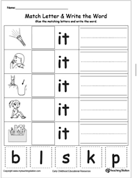 Pin By Terri Greer On Sight Words Word Family Worksheets Kindergarten Word Families Word Families
