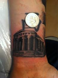 Maybe you would like to learn more about one of these? Twisted Tattoo On Twitter Finish On The Wrist Of Half Sleeve Greek Building Tattoo Greek Building Http T Co Bjwaggxyf7