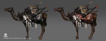 But they certainly should have used a slimmer body/legs for them. Artstation Assassin S Creed Origins Camel Horse Concepts Jeff Simpson