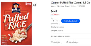Quaker Puffed Wheat & Puffed Rice Cereal Print Ad - 1932 ~~ Seal-Krisp  Package | Ebay