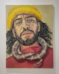 graupepillard portraits up now @vmoa1 👏🏽 • • • #GraceGraupePillard  #portraits #ValentineMuseumofArt