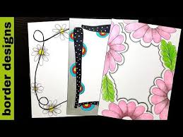 Floral Border Designs On Paper Border Designs Project Work Designs Borders For Projects Y Floral Design Drawing Floral Border Design Paper Art Design Every week we add new premium graphics by the thousands.