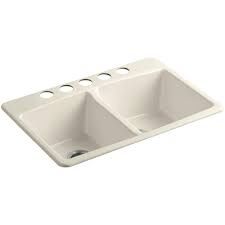 kohler brookfield undermount cast iron