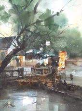 Facebook gives people the power to. 34 Jasmine Huang Watercolor Ideas Watercolor Watercolor Landscape Watercolor Art