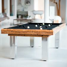 This height makes it ergonomically perfect to function as both a pool table, a dining table, a conference table, and an office desk. Contemporary Pool Table Megeve Billards Toulet Baby Foot Debuchy By Toulet Convertible Dining Table