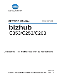 Scopri ricette, idee per la casa, consigli di stile e altre idee da provare. Konica Minolta Bizhub C203 C253 C353 Service Manual Electrical Connector Ac Power Plugs And Sockets