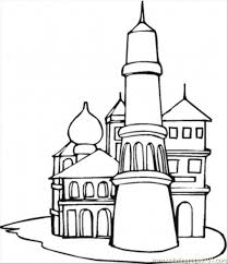 Kremlin Coloring Page Coloring Pages Pattern Coloring Pages Russia Flag