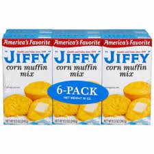 Alternate recipes for jiffy mixes include substituting ingredients such as soy milk. Jiffy Corn Muffin Mix 6 Ct 8 5 Oz Kroger