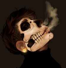 Skull Face By Essenceofevil On Deviantart Skull Face Paint Skull Face Sugar Skull Face Paint