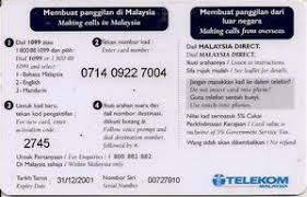 Telephone numbers in malaysia are regulated by the malaysian communications and multimedia commission (mcmc). Phonecard Happy Millennium Ring Ring Remote Memory Malaysia Malaysia Ring Ring Telekom Malaysia Col My Pre Rng 0009