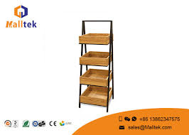 Wire display racks are wonderful way to showcase a wide variety of merchandise. Ladder Type Shopping Wooden Retail Display Stands With Metal Frame
