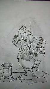 Donaldduck Cartoon Sketching Shading The toon shader uses cell shading via ramp nodes for both base and specular. donaldduck cartoon sketching shading