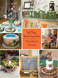 Fall Baby Showers Woodland Friends Baby Shower Theme Registryfinder Com Baby Shower Fall Fall Baby Shower Themes Animal Baby Shower Theme