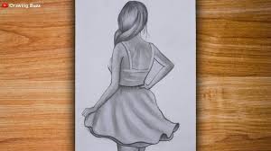 How To Draw Easy Girl Drawing For Beginners Step By Step Pencil Sketch Drawing For Beginners Easy Drawings Pencil Sketch