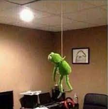 Hanging Kermit Blank Template Imgflip
