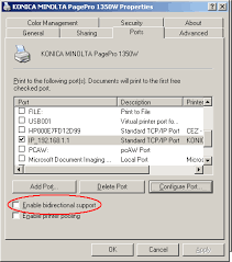 One time i called customer support, he was helpful and resolved account management for me. Printer Konica Minolta 1350w