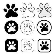 Simple Animal Paw Print Icon Sign Paw Clipart Animal Icons Simple Icons Png And Vector With Transparent Background For Free Download Animal Icon Paw Print Free Vector Illustration