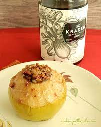 Spiced Rum Baked Apples Recipe Rum Desserts Baked Apples Spiced Rum