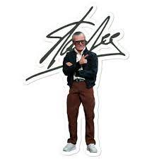 Stan Lee Signature Avengers Captain Marvel Iron Man Spiderman Sticker Decals Iron Man Spiderman Spiderman Stickers Iron Man