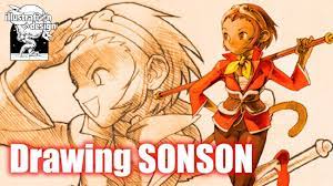 Drawing CapCom's SONSON! | Sonson, Drawings, Capcom