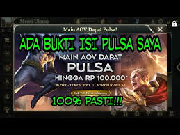 Jika mau pulsa gratis, kita tentu harus melakukan sesuatu terlebih dahulu untuk website yang kita tuju. Cara Dapat Pulsa Gratis Main Game Arena Of Valor Youtube
