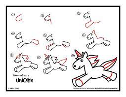 Get unique cards for any occasion! How To Draw A Unicorn For Kids Unicorn Drawing How To Draw A Unicorn Easy Drawings