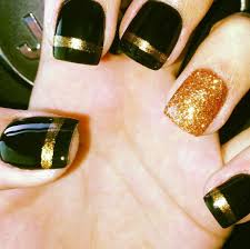 Black nail shades may not be somewhat feminine but can be quite attractive even applied in a decorative way. 24 Black N Gold Nail Designs Nailspix