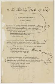 If You Re Suffering From Writer S Block Check Out These Drafts From Famous Authors Walt Whitman Walt Whitman Poems Whitman Poems