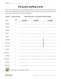You may not have aced the quizzes that asked you about chemical reactions, but you might stand a chance with the ones that ask you how to spell the words. 3rd Grade Spelling Words List 2 Of 36 3rd Grade Word Lists Worksheet Greatschools
