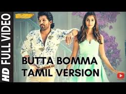 Butta Bomma Tamil Version Full Video Song Version 1 Youtube Songs Mp3 Song Download Video