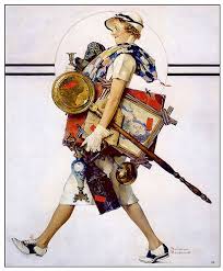 1937 Antique Hunter Norman Rockwell Norman Rockwell Art Norman Rockwell Paintings Norman Rockwell