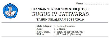 Cara mudah buat kop soal ujian online ii tutorial google formulirpada video ini saya akan berbagi tentang cara mudah membuat kop soal agar terlihat lebih. Contoh Kop Naskah Soal Uts Gugus 4 Jtw Acep