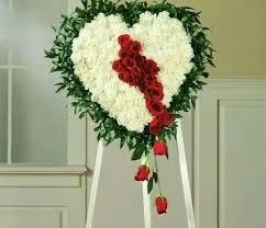 Bleeding Heart Funeral Flowers Casket Flowers Funeral Flower Arrangements