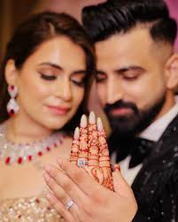 The Beginning Of FOREVER❤️🧿 #ENGAGED 💍 Photo Courtesy-  @dipakstudiophotography Swati's Outfit- @charuaroraofficial Swati's  Jewellery- @jewel_street_ Rajat's Outfit- @vastrbyharpreet . . . .  #swatimonga #rajatbornstar #rajatkiswati #rajatswati ...