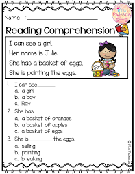 High quality reading comprehension worksheets for all ages and ability levels. April Reading Comprehension Is Suitable For Kindergarten Students Or Beginning Readers Thi Reading Comprehension April Reading Comprehension Preschool Reading