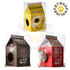 Diy #makeupstorage #makeuporganizer #craft #cardboard #recycle #ridhafitriandansari mengurangi di video diy tutorial kali ini yaitu tentang cara membuat boxy pouch, pouch berbentuk kotak yang. Carton Box House For Cat Rumah Kotak Kucing Diy Shopee Malaysia