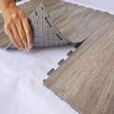 Diy farmhouse plywood flooring for (a little over) $100 in 7 easy steps. Tile Replacement Tile Effect Laminate Flooring Bathroom Tile Ideas Regrouting Tile Luxury Vinyl Tile Vinyl Tiles Interlocking Tile