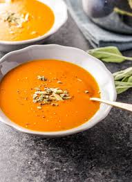 Vegan Creamy Pumpkin Tomato Soup Detoxinista Recipe Vegan Tomato Soup Soup Recipes Pumpkin Soup