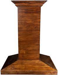 Get free shipping on qualified wood island range hoods or buy online pick up in store today in the appliances department. Zline Kbirrrd30 Wooden Island Mount Range Hood With Remote 4 Speed 1200 Cfm Motor Dishwasher Safe Stainless Steel Baffle Filters Led Lighting Solid Wood Exterior In Walnut And Delayed Shut Off 30 Width