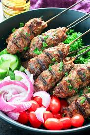 Make These Ground Beef Kebabs With Or Without Skewers On The Grill Or In The Oven One Of The Easiest Bbq Recipe Kebabs On The Grill Beef Kebabs Kebab Recipes