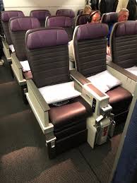 Pictures Testing Out Uniteds New Premium Economy Live