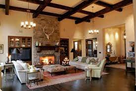 The beige rug which covers the flooring and some lighting fixtures warm up the room stylishly. 43 Cozy And Warm Color Schemes For Your Living Room