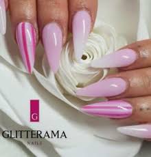 For this amazing purple manicure, glitter is king! Glitterama Coloured Acrylic Powder Clear Pink Glitter Black Purple Nail Art Ebay