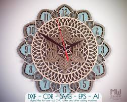 Free Free 87 Mandala Clock Cricut SVG PNG EPS DXF File