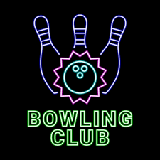 Boliche Clube Neon Sinal 208433 Vetor No Vecteezy
