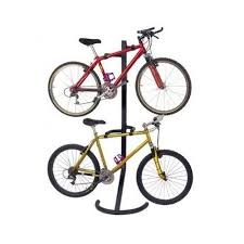 Two Bike Stand Storage Rack Garage Bicycle Floor Freestanding Home Pro Organizer Ebay Indoor Bike Rack Standing Bike Rack Bike Storage Rack