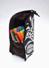 Ikat Bag A Better Marker Pouch Tutorial These Are A Cute And Great Idea The Instructions Look Very Clear Ikat Bag Sewing Purses Pencil Bags