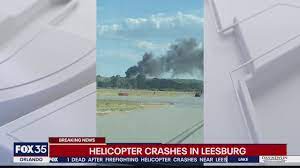 According to leesburg police, the federal aviation administration, leesburg fire rescue and other city officials, the helicopter crashed around 4 p.m. Firefighting Helicopter Crashes In Leesburg Youtube