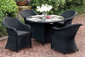 Find modern tables and chairs designed for patios, gardens, yards and any outdoor space. Kassa Mall Home Furniture 226 5pcs Outdoor Patio Round Table Set In Dark Brown Resin Wicker