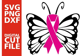 Free Free 349 Cancer Ribbon Butterfly Svg SVG PNG EPS DXF File
